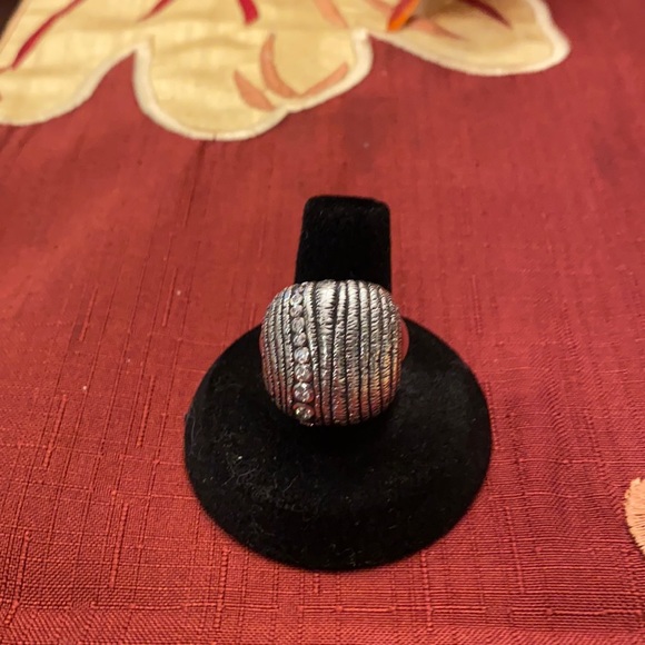 .925 Sterling silver and cubic zirconia ring - Picture 2 of 9